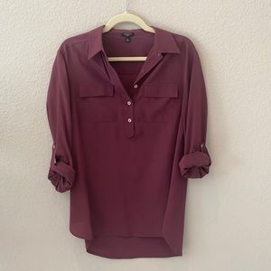 Ann Taylor Silk Button Down